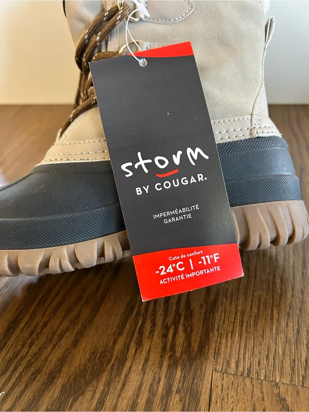 NWT Storm by Cougar Winter Boot- size 6